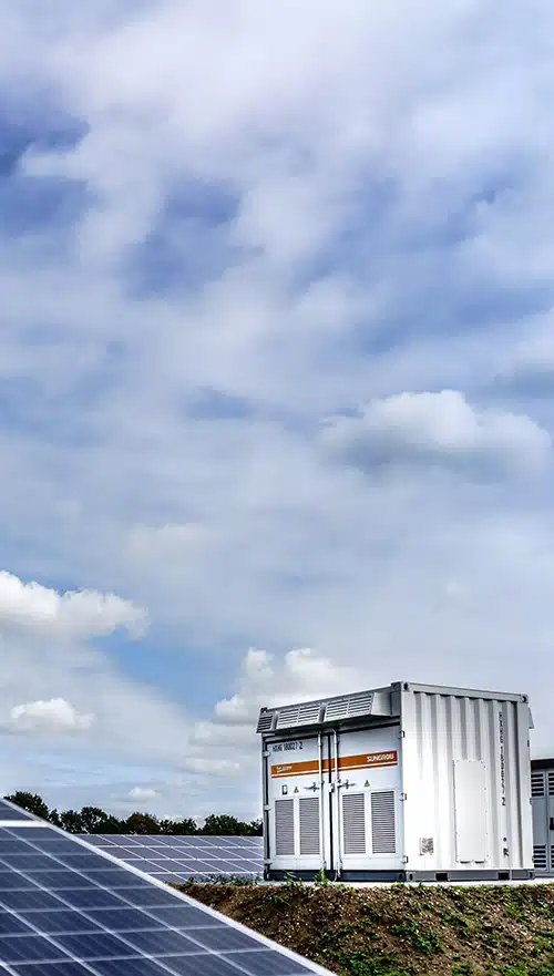 Image of an energy storage hut