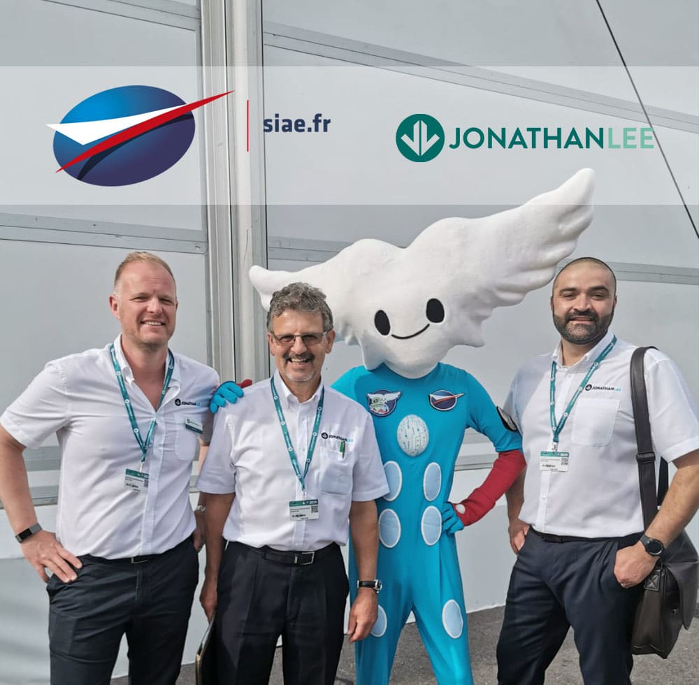 Jonathan Lee staff at Paris Airshow