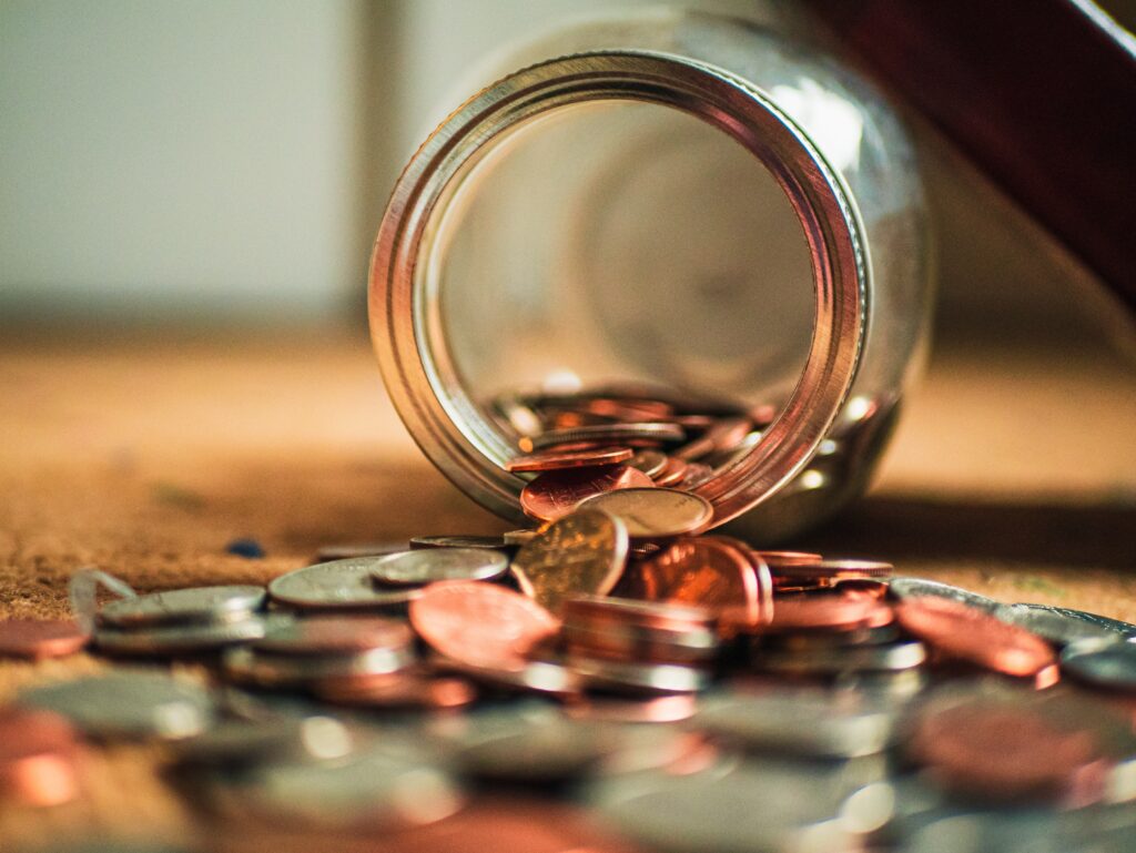 Image of a jar with money