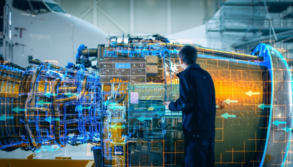 Aerospace engine maintenance recruitment header image for mobile site homepage