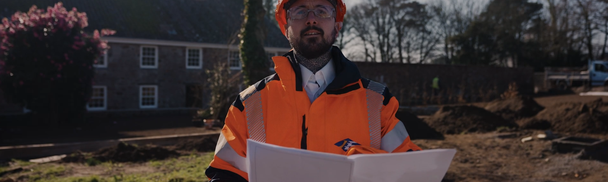 Jersey Electitcy worker doing a job