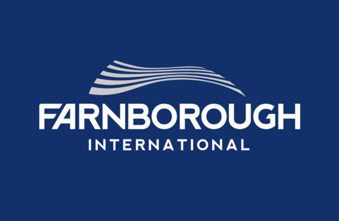 Farnborough International logo blue