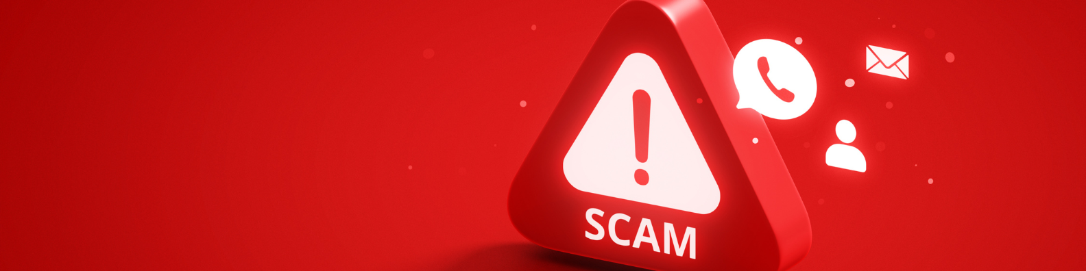 Red scam triangle